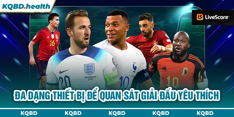 Livescore 11 Đa dạng thiết bị để quan sát giải đấu yêu thích